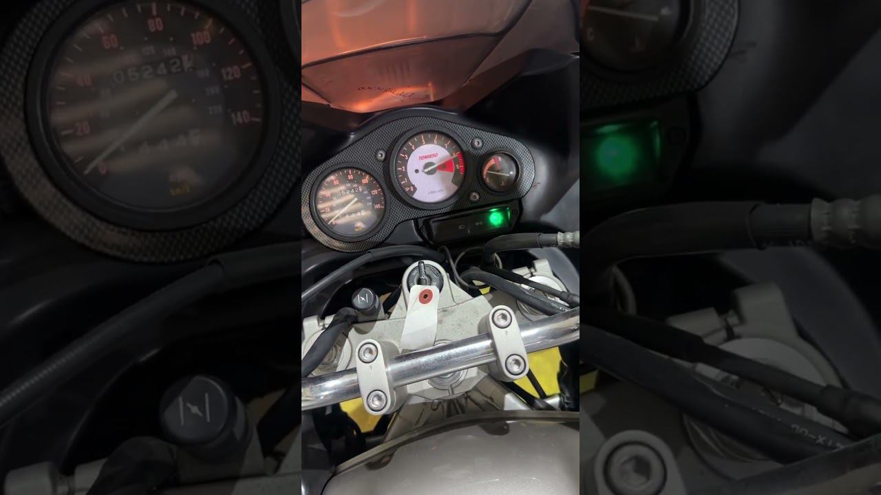 Горячий запуск Yamaha Tdm850