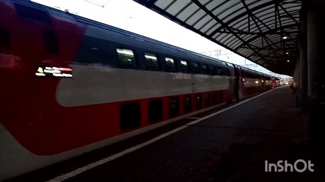 Двухэтажный поезд Иван Паристый Москва-Брянск.