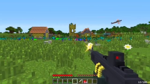 САМОЛЕТ НУБА И ПРО ПРОТИВ 1000 ЗОМБИ В МАЙНКРАФТ! НУБ И ПРО ПРОТИВ ЗОМБИ АПОКАЛИПСИС В MINECRAFT