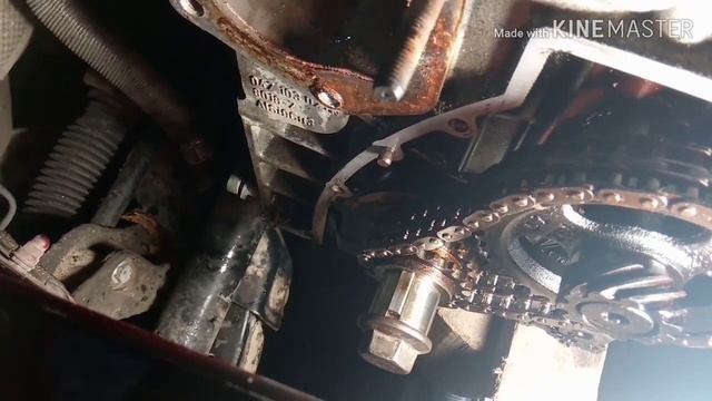 Замена и установка цепи ГРМ