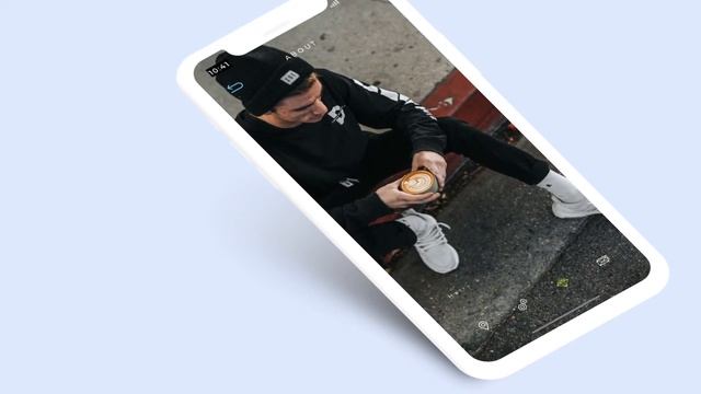 Custom PowerPoint Design For Animated IPhone X Mockup