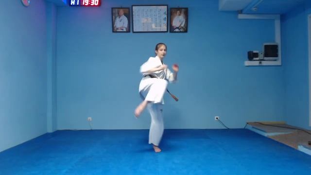 Карате Киокушинкай онлайн-тренировка. 8-7 кю