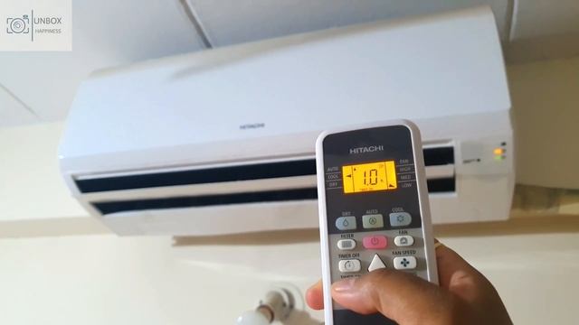 Green Light Timer Function In Hitachi AC | How To Use Timer Function In Hitachi AC | Unbox Happines