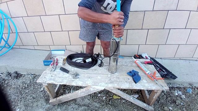 Монтаж насоса для поливу