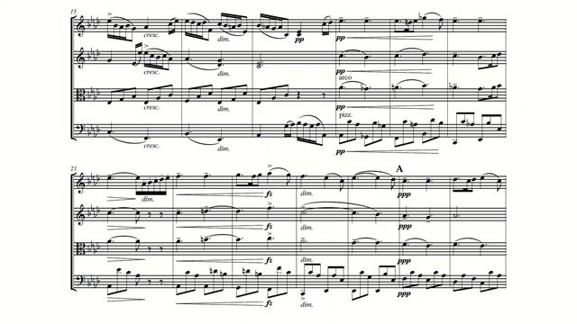Dvořák: String Quartet No. 5 In F Minor, Op. 9, B 37 (with Score)