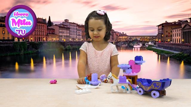 Sofia's Magical Carriage By LEGO Duplo 10822 | HappyMilaTV #246