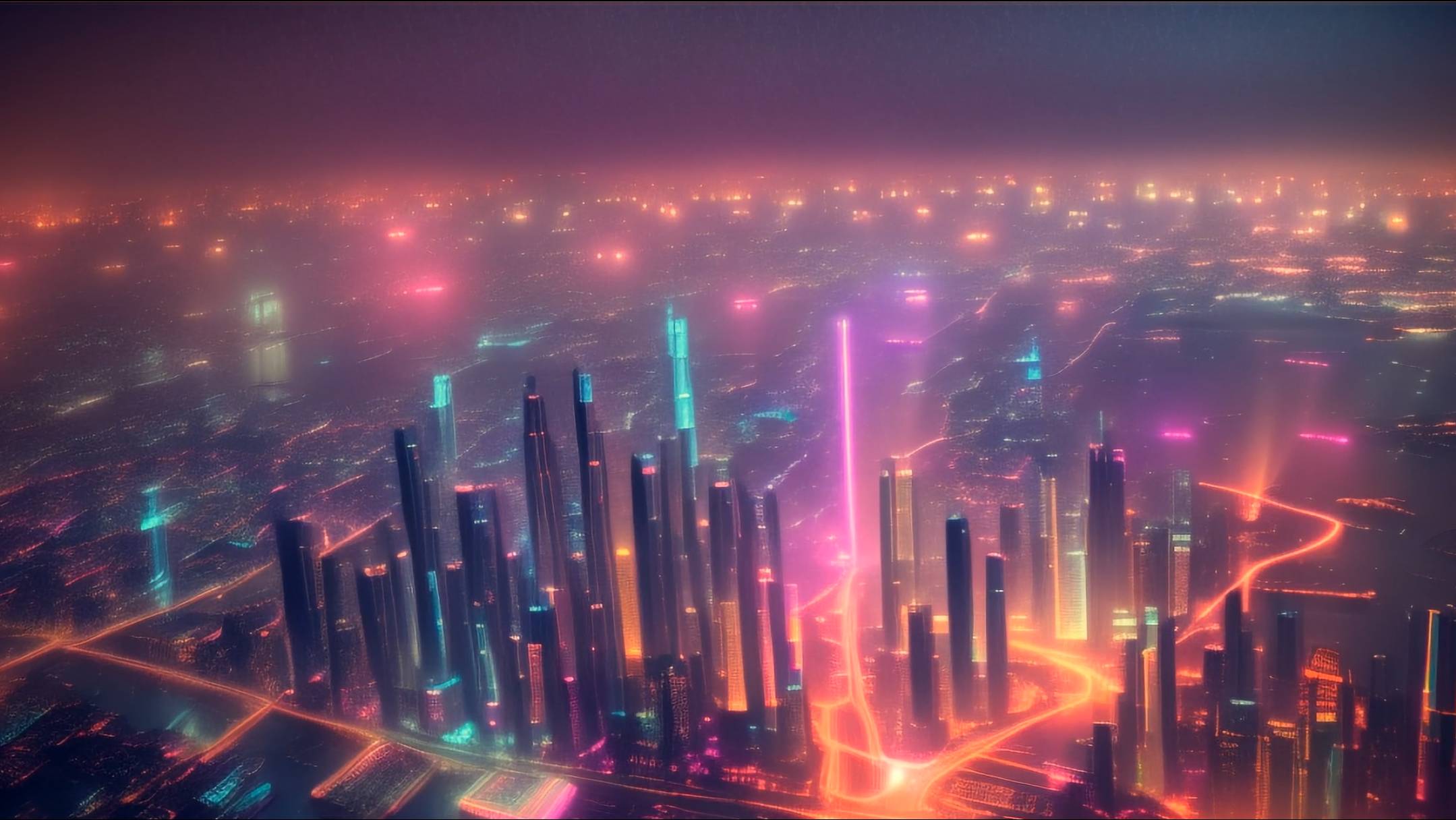 CAPTAIN BANANA - Neon Night In The City