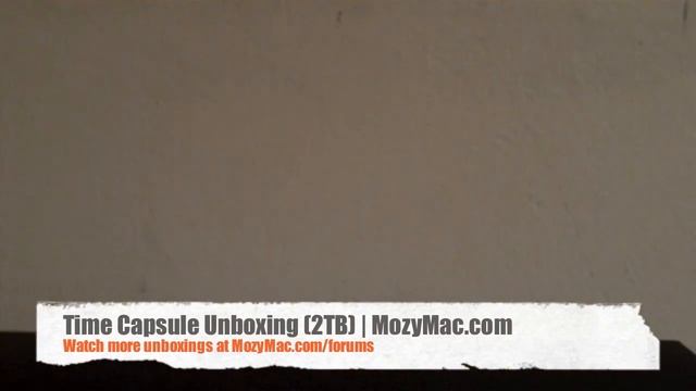 Time Capsule Unboxing 2TB