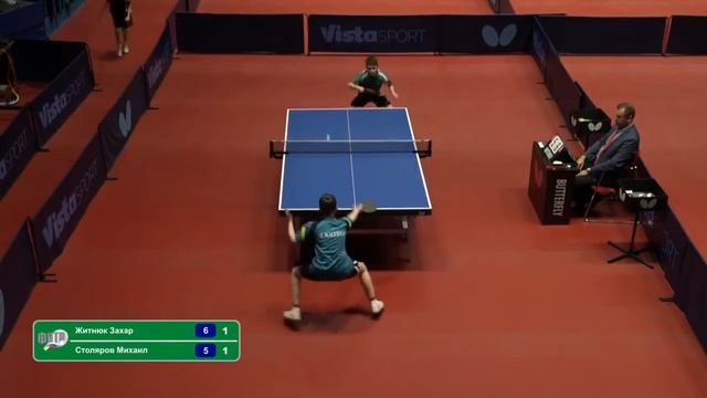 Житнюк Захар - Столяров Михаил. Настольный теннис