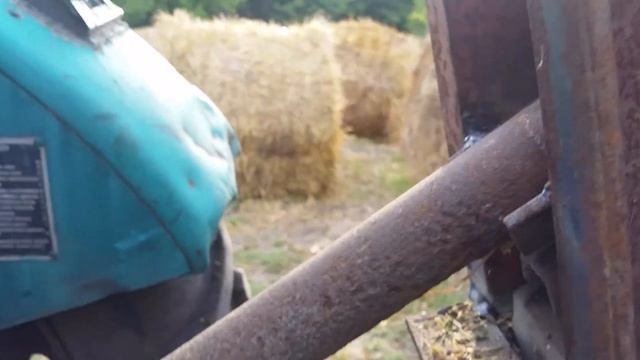 Самодельная пика для погрузки рулонов на навеску трактора