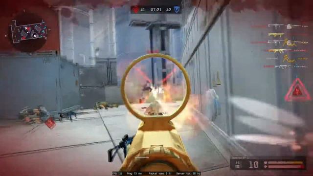 Золотой DP-12 за 200 кредитов и первая игра с ним)