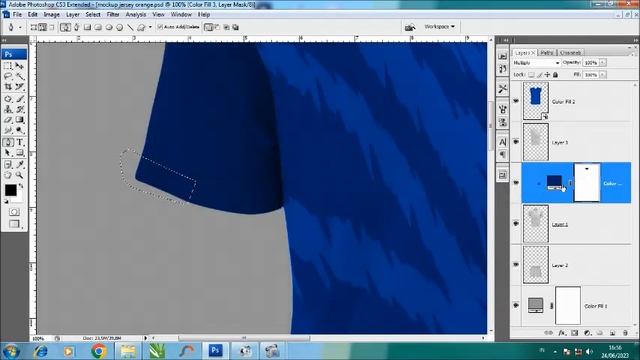 Mockup Jersey Photoshop  CS 3| Free Psd