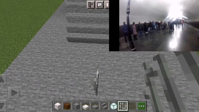 Тбилисский метрополитен в Minecraft Строительство станции метро Вокзальная площадь 2 линии