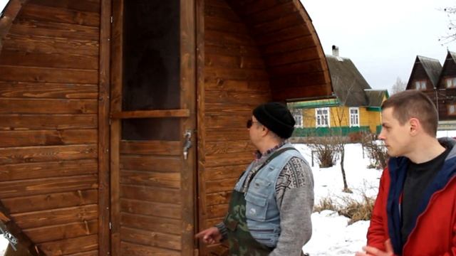 Баня-бочка 35 метра Очередной отзыв. Компания IMWOOD.by.
