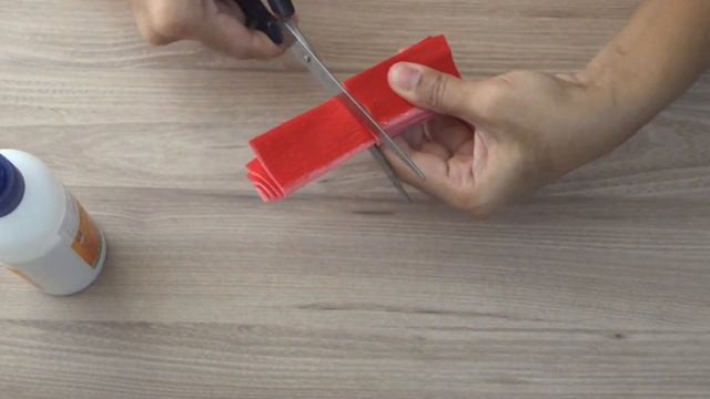 How To Make Beautiful Red Camellia Flower With Duplex Crepe Paper| DIY Flower Making