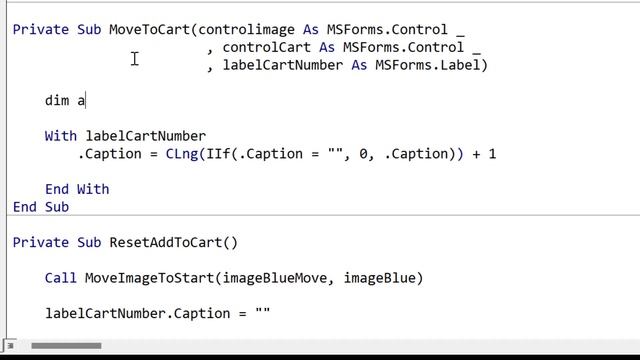 How To Create Add-To-Cart Animation In VBA