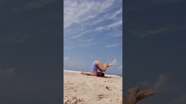 Yoga Time. ?♀️⏳? | Время Йоги. Море, Солнце, Разминка. ?? ? | יוגה בחוף הים ?