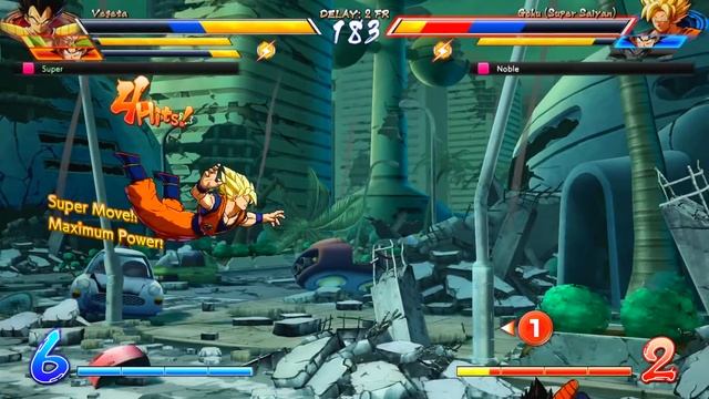 VEGETA DESTROYS GOKU WITH GALAXY BREAKER! - Dragon Ball FighterZ 