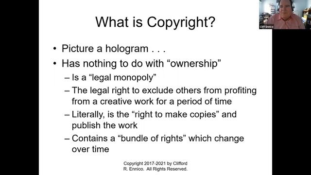 Running A Successful Creative Business:  Business, Legal And Tax Tips - Cliff Ennico - 7/20/21