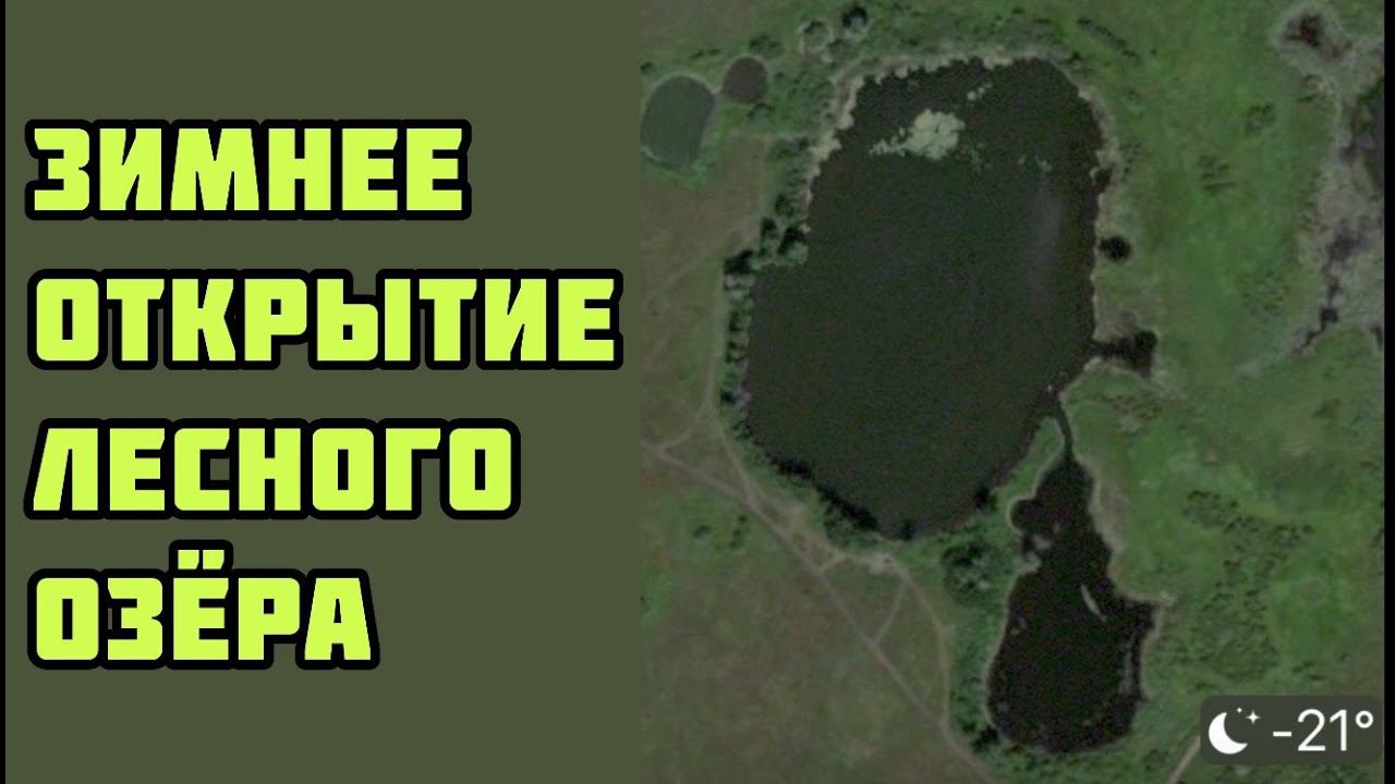 Зимняя рыбалка на лесном озере. Окуни на мормышку. Щука на жерлицы.