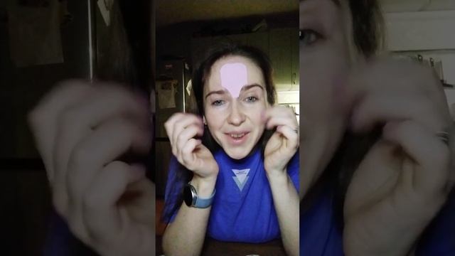 Тейпирование лба и висков