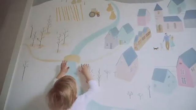 Lena Marru роспись детской.