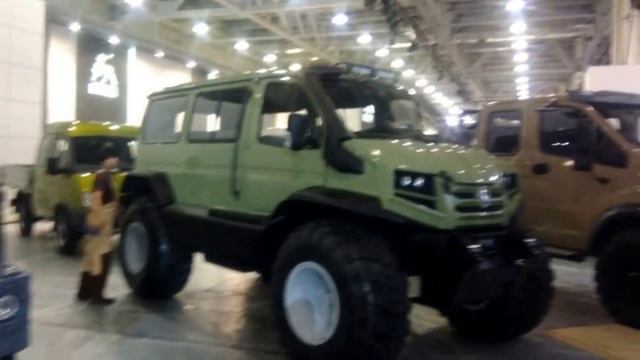 Moscow 2017 CROCUS CITY HALL Exhibition Of Trucks VOLVO SCANIA URAL GAS AND ELECTRIC BUS.