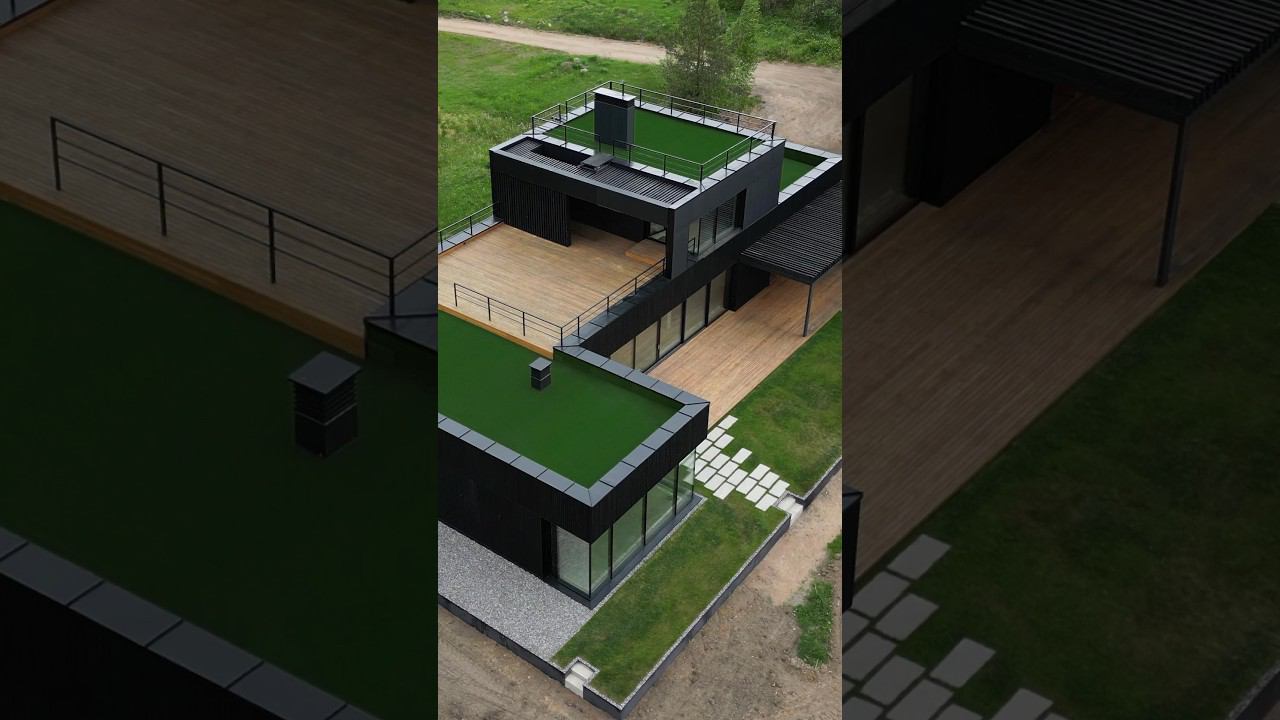 Нашему климату - только черные дома. Согласны? #zrobimarchitects #современныйдом