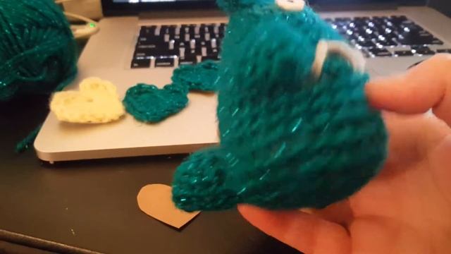 Finished Modified Totoro Crochet