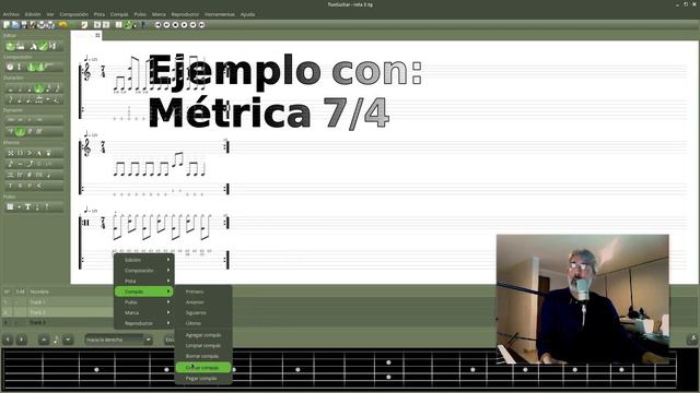 Tutorial De TuxGuitar: Como Escribir Batería Con El Editor De Matrices.