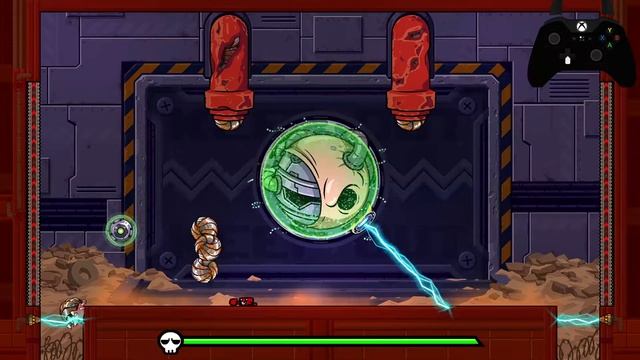 Super Meat Boy Forever - Boss Fight Tutorial [World 3] Lab Guardian