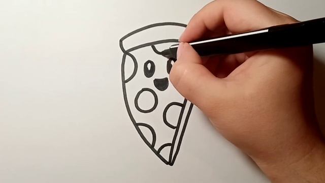 Как нарисовать и раскрасить пиццу детям. Детский простой рисунок кусочек пиццы. Пицца суреті