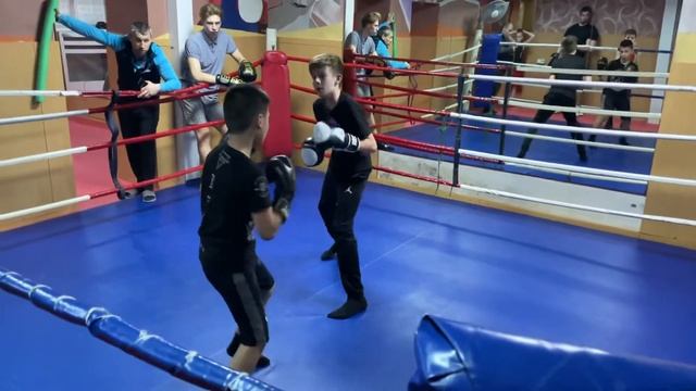 Первый бой Саня  06.04.2022