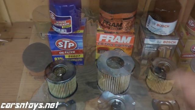 Oil Filter Comparison: STP Vs FRAM Vs BOSCH Vs MOBIL 1