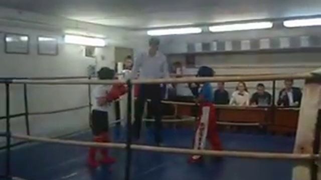 Матвей 8 лет. Кикбоксинг.