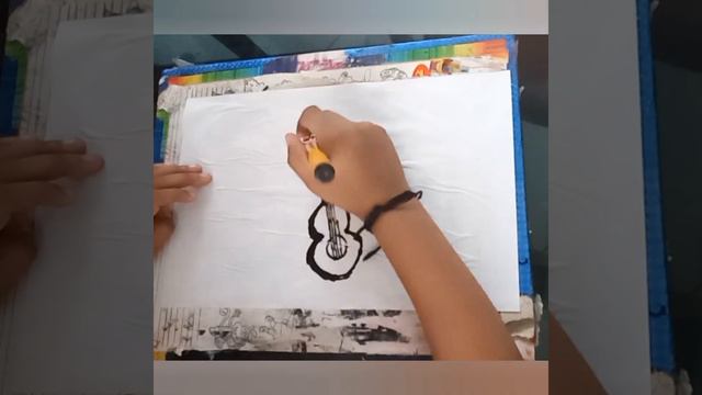 Violin Drawing Easy