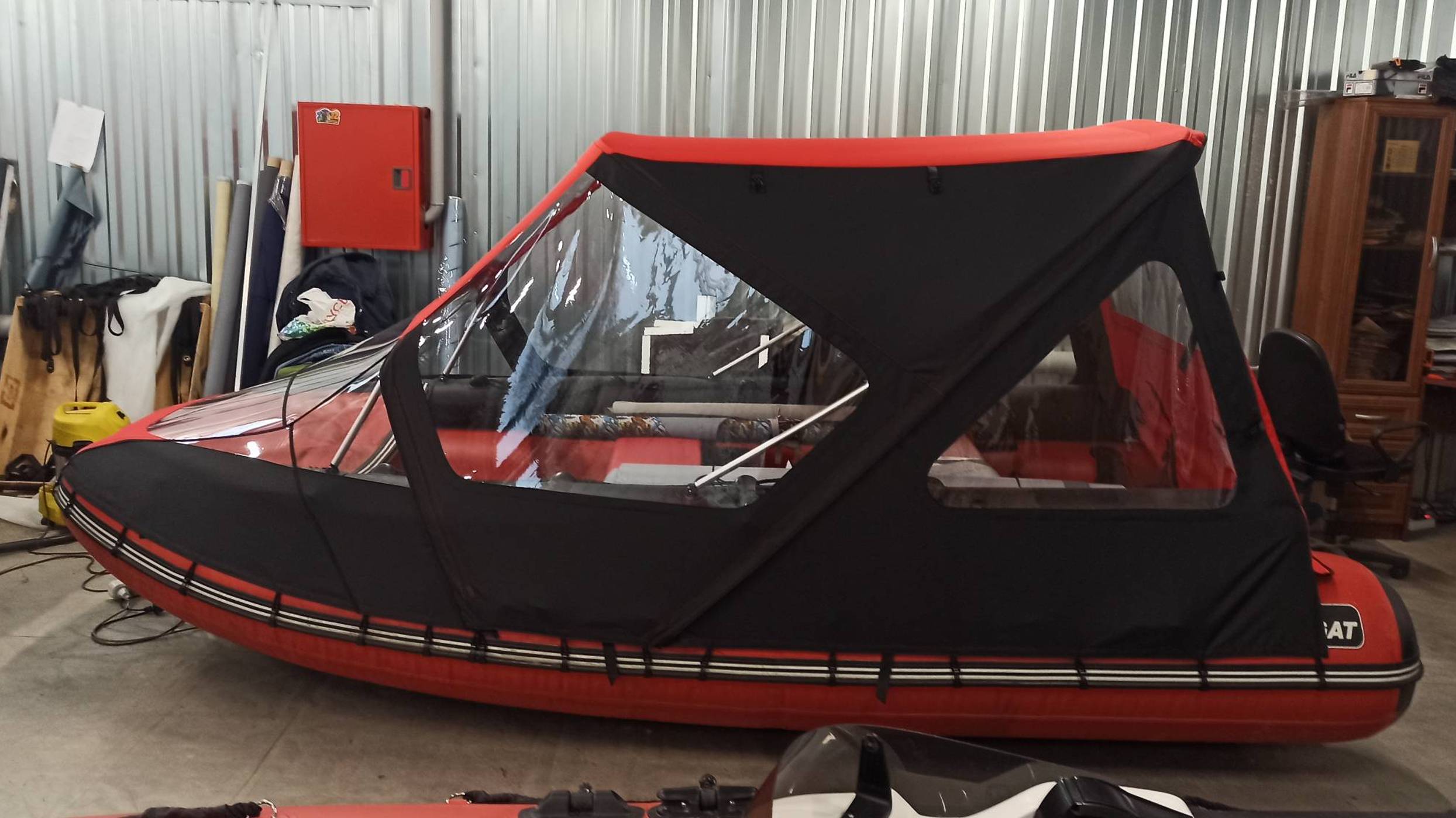 Установка тента-трансформер комби