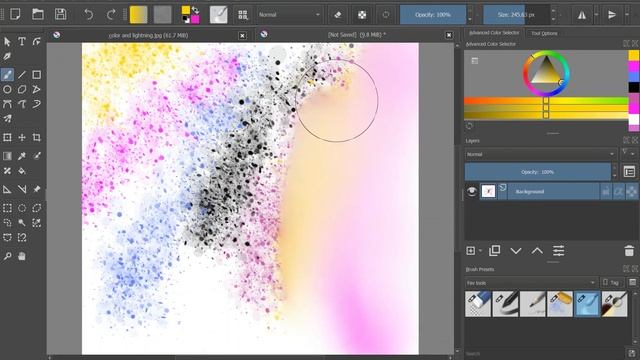 Easy Gradient (in Krita)