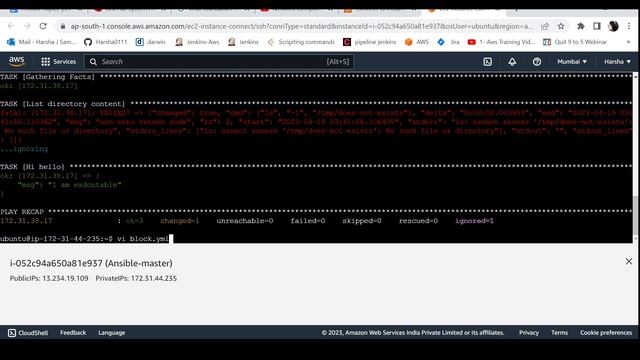 Ansible Block & Rescue | Tamil | HarshaSelvi