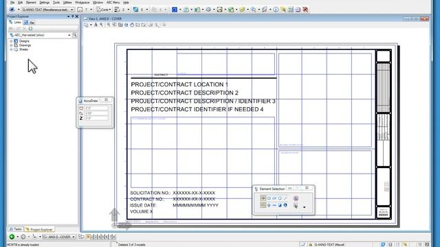 AECWS - DWG Cover And Abbreviations Sheets