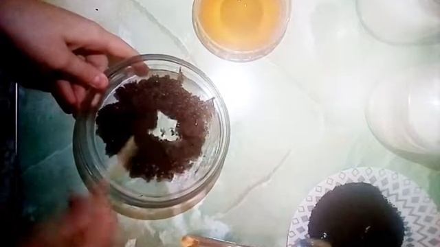 Кофейный скраб .