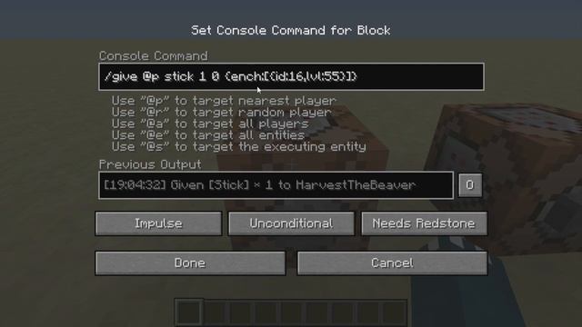 How To Use /give Command Minecraft- /give With Enchants And Names