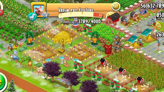 Hay Day 6.000.000+ ОПЫТА ЗА НЕДЕЛЮ!🎅 C 133 по 138 Уровень!)