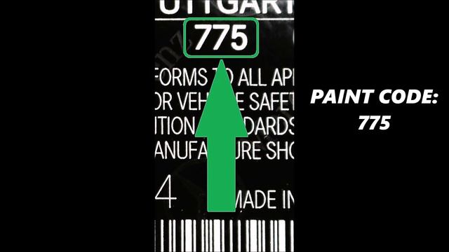 How To Find Your MERCEDES Paint Code