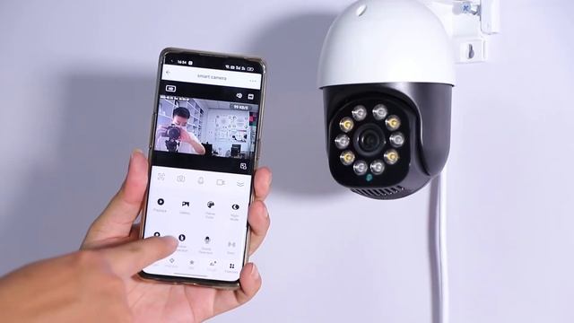 Home Security Camera  Outdoor Wifi Conneciton With Tuya Smart /smart Life App