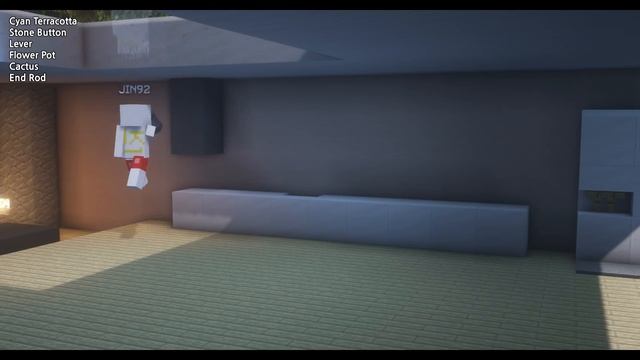 Minecraft Tutorial | Modern House | Gracium - Modern City #15