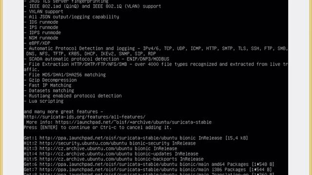 Installing Suricata In Ubuntu 18.04