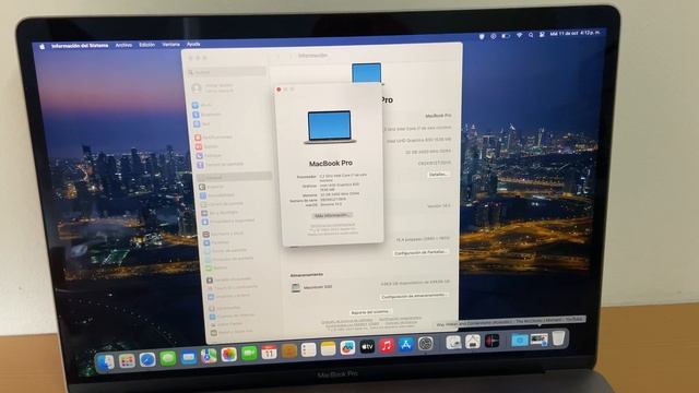 Macbook Pro 15 Pulgadas De 32GB Ssd 500GB 28259-1