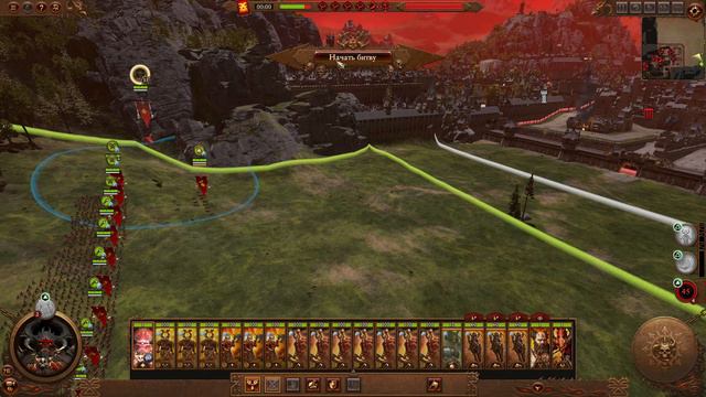 Скарбранд  кампания за Хорна в Total War Warhammer 3 на карте Империи бессмертных - 27
