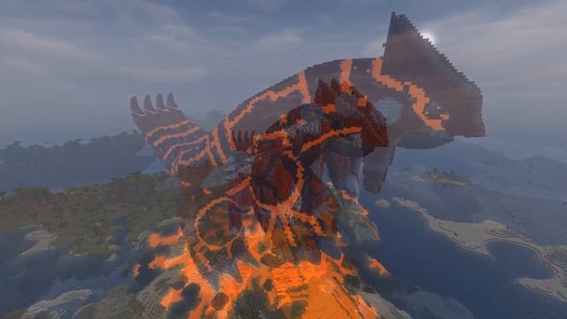 Minecraft Groudon Build Schematic - Pokemon